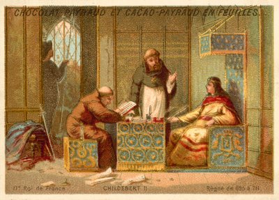 Childebert III, King of the Franks by French School